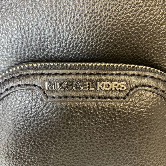 Michael Kors Black Jaycee Convertible Backpack MK Signature Crossbody XS Mini - Picture 2 of 16